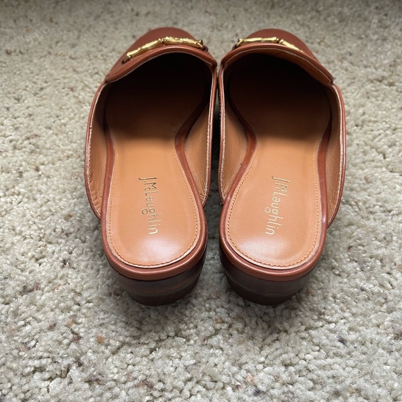 J Mc Laughlin cognac leather mules, size 7 - Picture 4 of 8